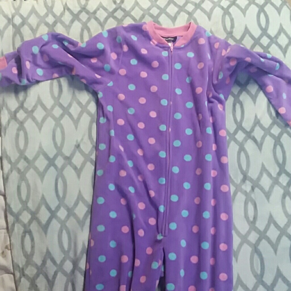 Girls one piece pajamas